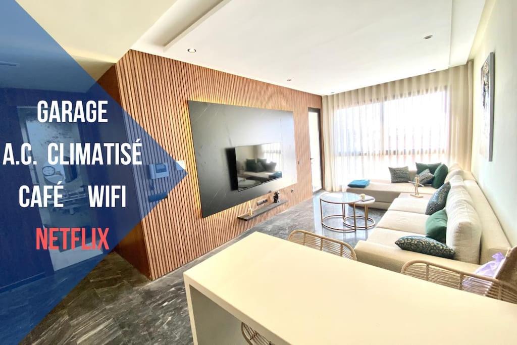 Apartment New Modern 1 Bedroom 1min Fr Tramway Casablanca